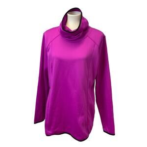 Duo Dry by Champion XL Fleece Turtleneck Polyester Activewear Pullover Jacket
